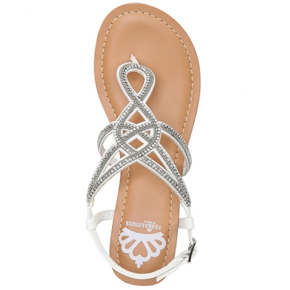 Jewel & Bead Embellished Wedge Sandal - Picture 4 of 5